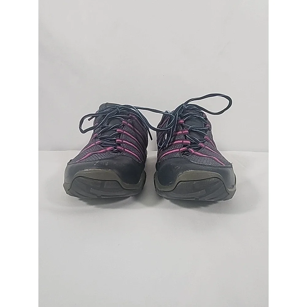 Kuru Chicane Hiking‎ Trail Shoes Navy Purple Leather Mesh Womens 8.5 200620E